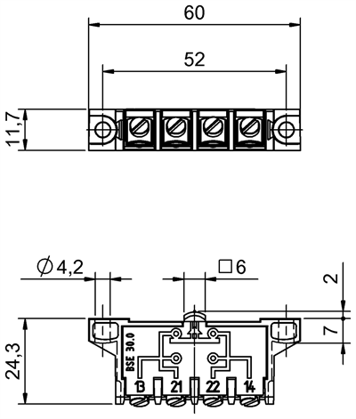 Balluff BSE0005-BSE 30.0-RK Mekanik tek konumlu Limit Switch