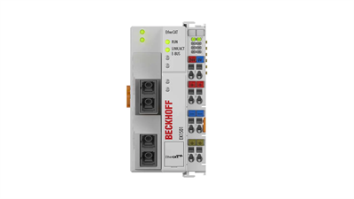 Beckhoff EK1501 | Kimlik Anahtarlı EtherCAT Kuplörü, Çok Modlu Fiber Optik
