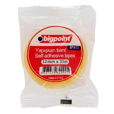 Bigpoint BP471 Kırtasiye Bandı 12 mm x 33 m