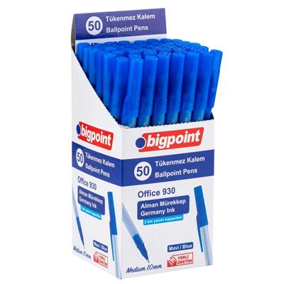 Bigpoint BP930-35 Tükenmez Kalem Office 1.0mm Mavi