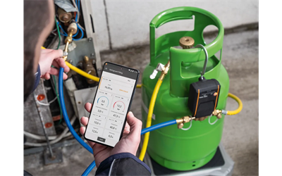 Bluetoothlu Soğutucu Gaz Valfi – Dijital Gaz Terazisi testo 560i için