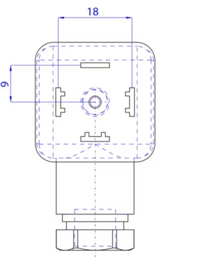 Burkert 314825 Tip 2518 Valf Soketi Ledli Varistörlü 200-240V AC/DC