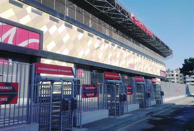 CAME ÖZAK BTX 400 N1 D-Double Profesyonel Boy Tipi Güvenlik Geçiş Turnikesi