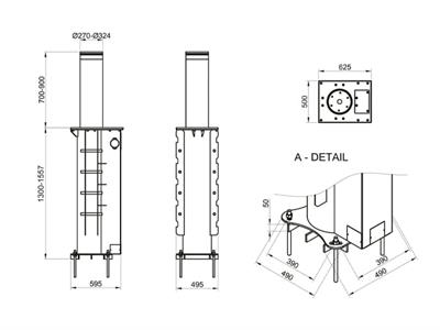 CAME ÖZAK RBD/4 Sabit Mantar Bariyer