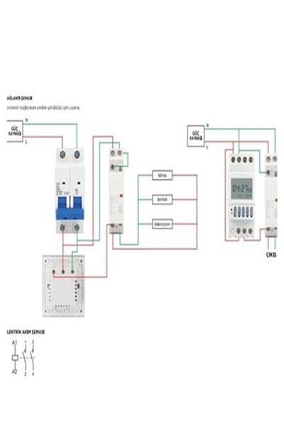CATA CT 9183 25A Sesiz Modüler Aydınlatma Kontaktörü