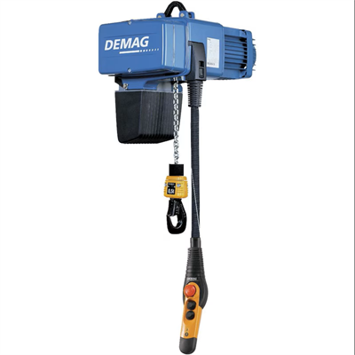 DEMAG Vinç Caraskal 77099763 elektrikli zincirli vinç DC‑Pro 1‑125 H5 V1, 125 kg taşıma kapasiteli, 380/415 V 50 Hz