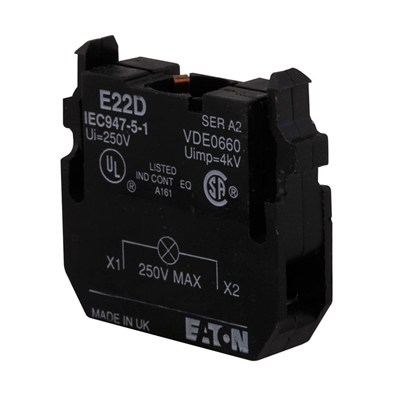Eaton E22D 22,5 mm E22 Serisi Tam Gerilim Akkor Lamba Ünitesi