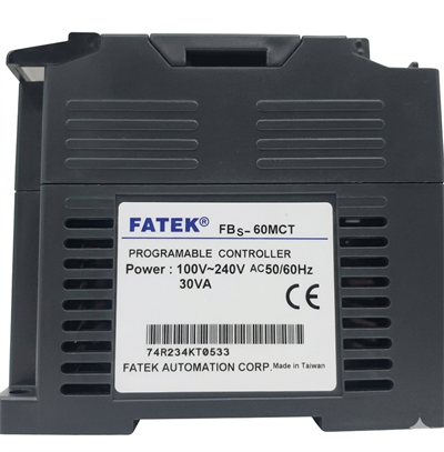 FATEK FBs-60MCT PLC CPU 24DI 24DO Yüksek Hızlı PLC