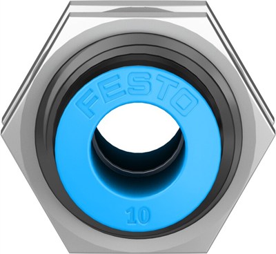 Festo 153160 QSS-10 10 mm Push-In Panel Geçiş Rakoru