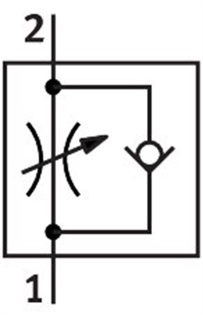 Festo 193152 GRLA-1/2-QS-12-D | Tek Yönlü Akış Kontrol Valfi