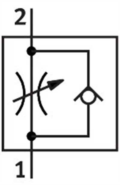 Festo 193159 GRLZ-1/8-QS-8-D | Tek Yönlü Akış Kontrol Valfi