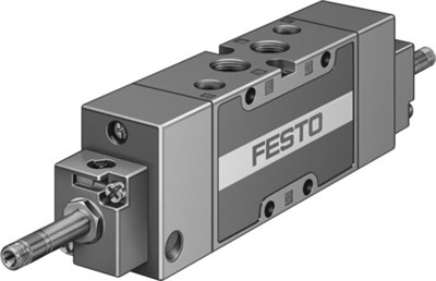 Festo 19787 MFH-5/3G-1/4-B Selenoid Valf 5/3 Kapalı G1/4 1600 l/dak