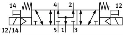 Festo 566470 VUVG-L10-P53U-ZT-M5-1P3 Selenoid valf