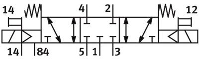 Festo 566492 VUVG-B10-P53C-ZT-F-1P3 Selenoid valf