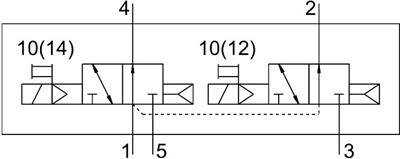 Festo 574219 VUVG-L10-T32U-AT-M7-1R8L Selenoid valf 