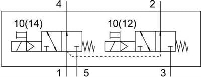 Festo 574352 VUVG-L10-T32C-MZT-M5-1P3 Selenoid valf