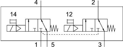 Festo 574356 VUVG-L10-T32C-MT-M7-1P3 Selenoid valf