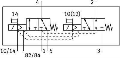 Festo 574366 Selenoid valf VUVG-B10-T32H-MZT-F-1P3