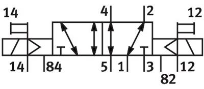 Festo 575682 VUVS-L20-B52-ZD-G18-F7 Selenoid valf 