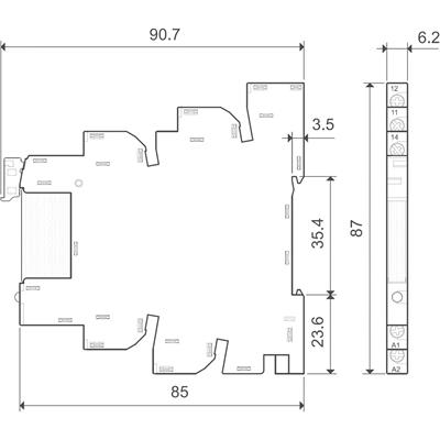 Finder 39.11.0.024.0060 Elektromekanik Silim Röle 6A 24V AC/DC