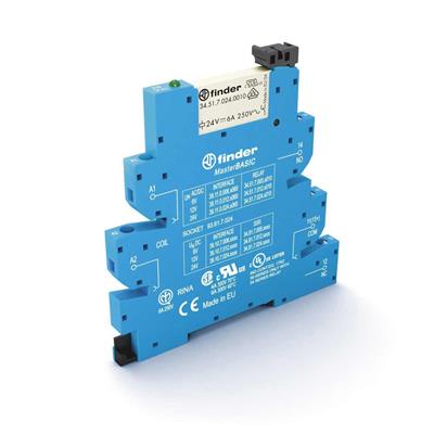 Finder 39.11.0.024.0060 Elektromekanik Silim Röle 6A 24V AC/DC