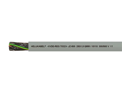 HELUKABEL 10064 OZ-500 grey 4 x 1 mm² Kumanda kablosu