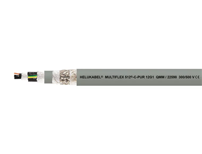 HELUKABEL 22616 MULTIFLEX 512-C-PUR grey 4 G 2.5 mm²