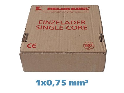 Helukabel 29099 H05V-K 1x0.75 mm² Mavi Tek Damar Kablo