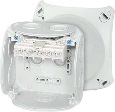 Hensel DK 0404 GZ Klemensli Kablo Bağlantı Buatı IP66 104x104x70 mm