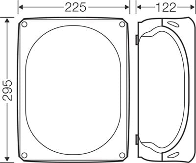Hensel DK 3500 G Klemenssiz Kablo Bağlantı Buatı 225x295x122 mm IP66 1000 V