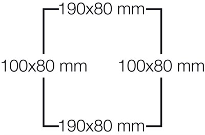 Hensel FP 0140 Boş Pano 180x270x186 mm