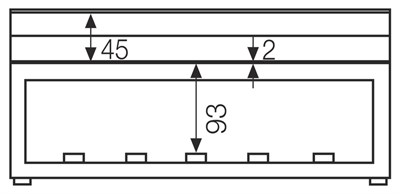 Hensel FP 0140 Boş Pano 180x270x186 mm