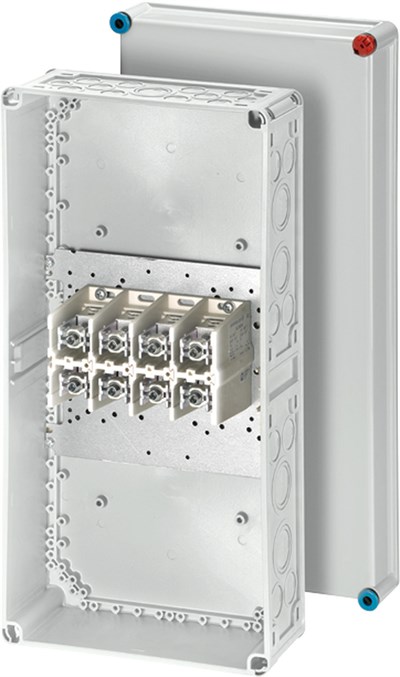Hensel K 2404 Klemensli Kablo Bağlantı Buatı 600x300x170 mm IP65 400 A