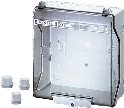 Hensel KG 9003 Boş Pano 253x217x115 mm IP66