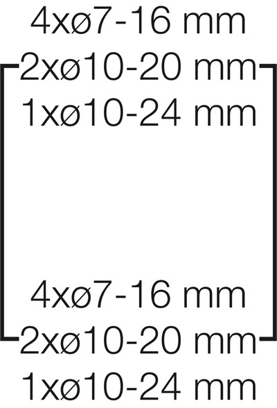 Hensel KV 9106 6 Modül Dağıtım Panosu IP65