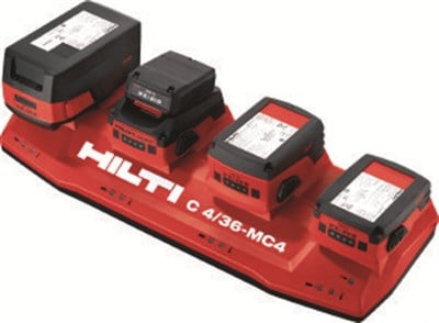 Hilti C4/36-MC4 Çok Yuvalı Şarj Cihazı – 90 W