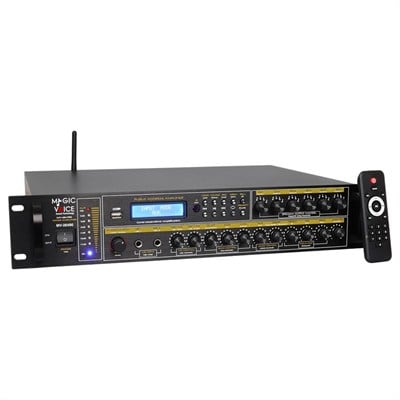 MagicVoice MV-26490 250 Watt USB/MP3/Bluetooth 6 Bölgeli Hat Trafolu Mixer Amfi