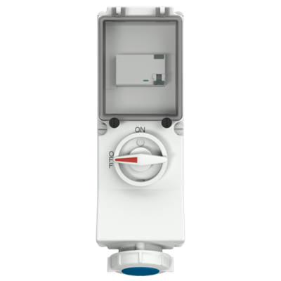 Mennekes 7245 Switchable IP67 Industrial Interlock 3P, Earthing Position 6h, 16A, 230 V