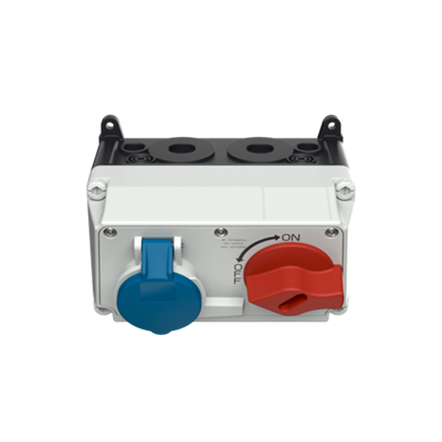 Mennekes 7603 Duvara Monte Priz DUO 16A 230V IP44