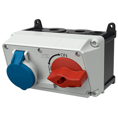 Mennekes 7603 Duvara Monte Priz DUO 16A 230V IP44