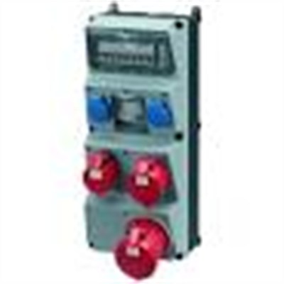 Mennekes 940017 AMAXX Soket Kombinasyonu IP44 Duvar Tipi
