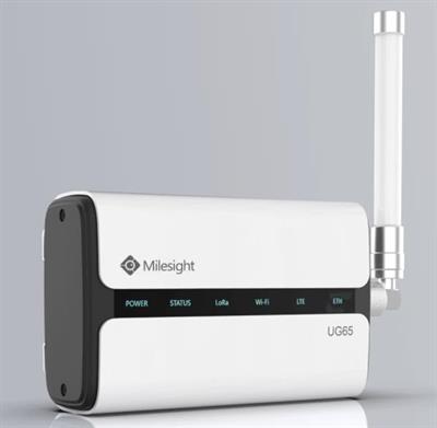 MILESIGHT UG65-L00E-868M-EA Indoor LoRaWAN Gateway With 4G(Cat4) 8 Channels 1*WAN/LAN, WiFi and Po