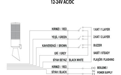 Mucco SNT-B7013-F2 İki Katlı Borulu Korna 12-24V AC/DC