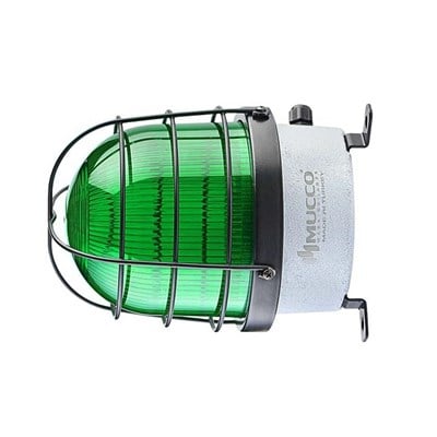 Mucco SNT-D12522-1 D Serisi Endüstriyel İkaz Lambası 85-260V AC/DC Yeşil