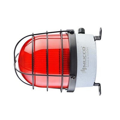 Mucco SNT-D12522-1 D Serisi Endüstriyel İkaz Lambası 85-260V AC/DC Kırmızı