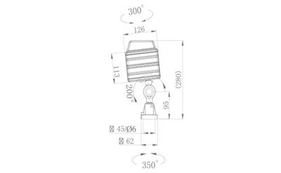 Mucco SNT-MK1 Makina Aydınlatma Lambası 24V AC/DC