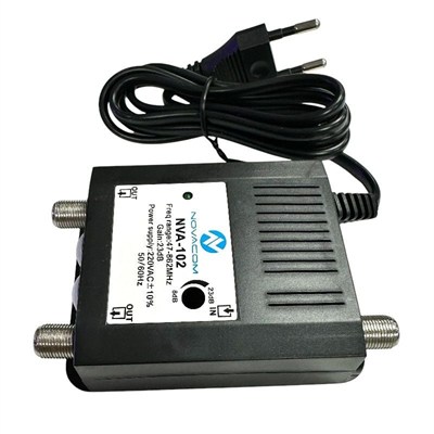 Novacom NVA-102 47-862 MHz 23 dB CATV Karasal Hat Yükseltici