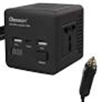 Olesson 1663 DC 12-24V 150W Oto Araç Power İnverter TYPE-C - Çift USB - 220V Üniversal Priz Girişli