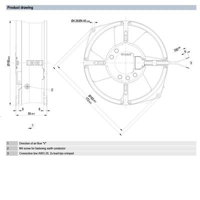 Pano Klima Fanı – EbmPapst W2S130-AA03-01 | Endüstriyel Pano Fanı