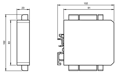 Pepperl+Fuchs K23-SSI/Rx/IU-C | SSI / Analog Signal Converter